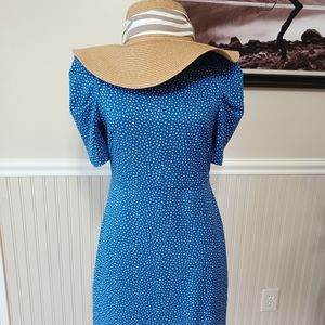 Banana  Republic Dress, Size 4, Blue Pattern